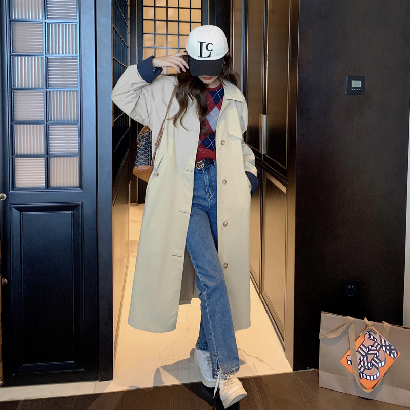 เสื้อโค้ท เสื้อโค้ทกันหนาว เสื้อโค้ทใส่เที่ยวต่างประเทศ ยี่ห้อ: Qianziqian