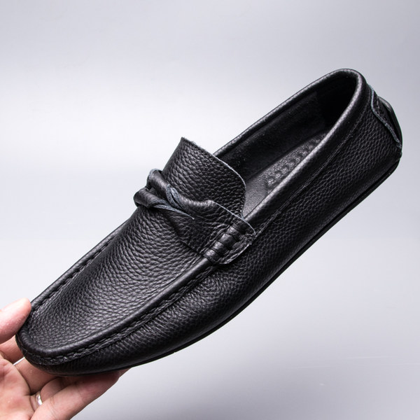 รองเท้าหนังผู้ชาย มีไซส์39-44 รองเท้าโลฟเฟอร์ชาย Slip-On Shoes