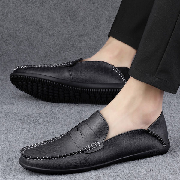 รองเท้าหนังผู้ชาย มีไซส์39-44 รองเท้าโลฟเฟอร์ชาย Slip-On Shoes