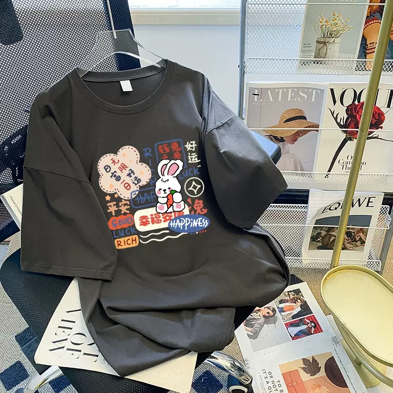 เสื้อยืดคนอ้วนแบบโอเวอร์ไซส์แบบ ulzzang fashion สนใจทักแชท