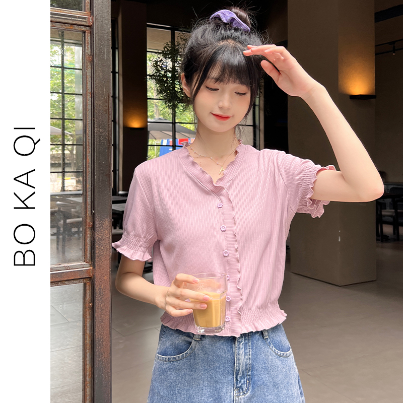 เสื้อผ้าวัยรุ่นเกาหลี เสื้อยืดวัยรุ่นผู้หญิง มีขนาด S M L XL