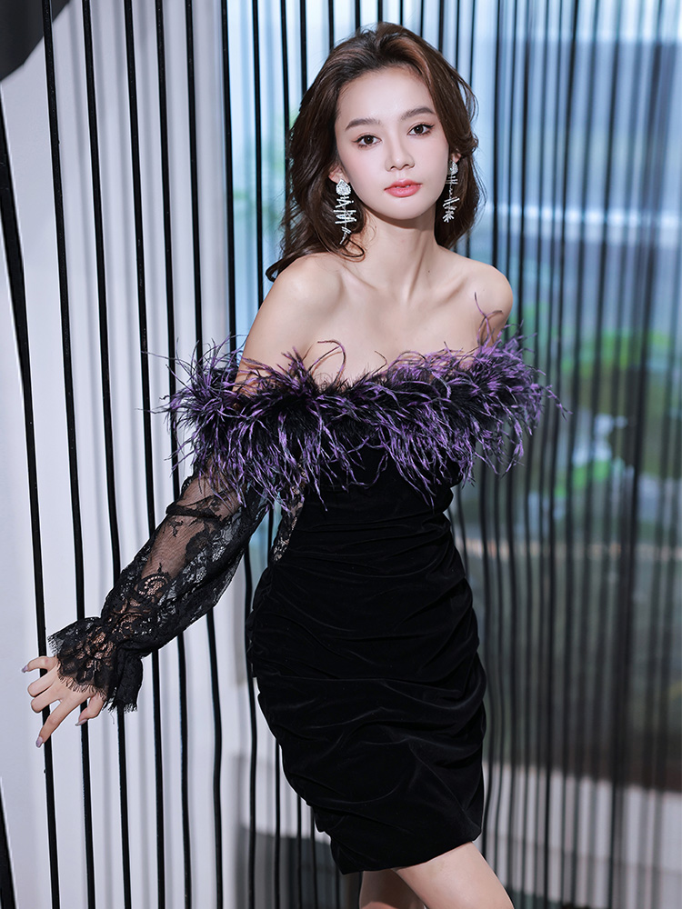 ชุดราตรี ชุดราตรีสวยหรู แบบ ทันสมัย Evening dress