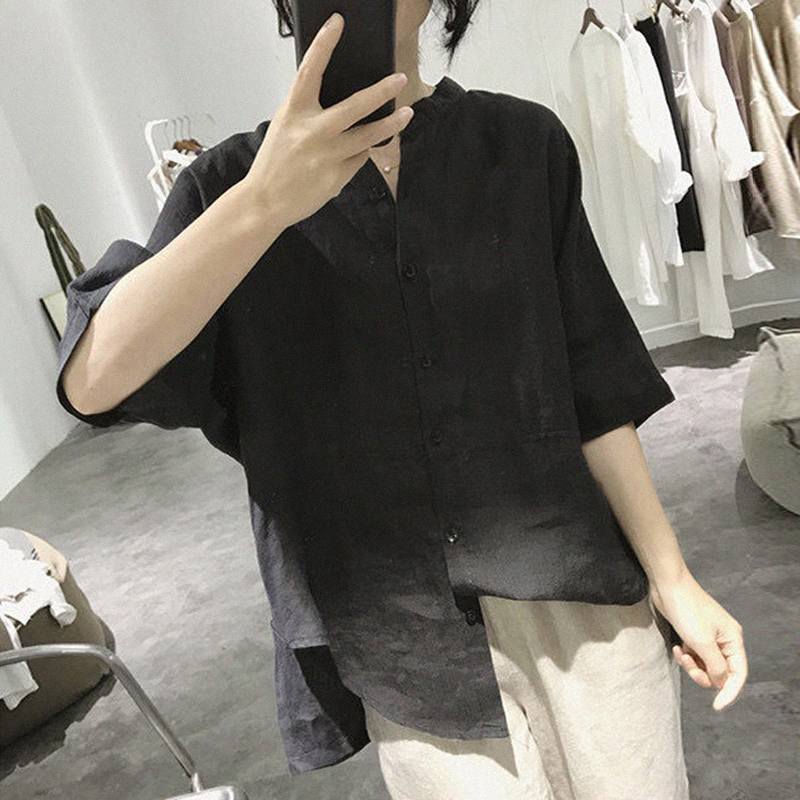 เสื้อลินิน เสื้อผ้าฝ้ายลินิน เสื้อเชิ้ตผ้าลินิน BY Zimo