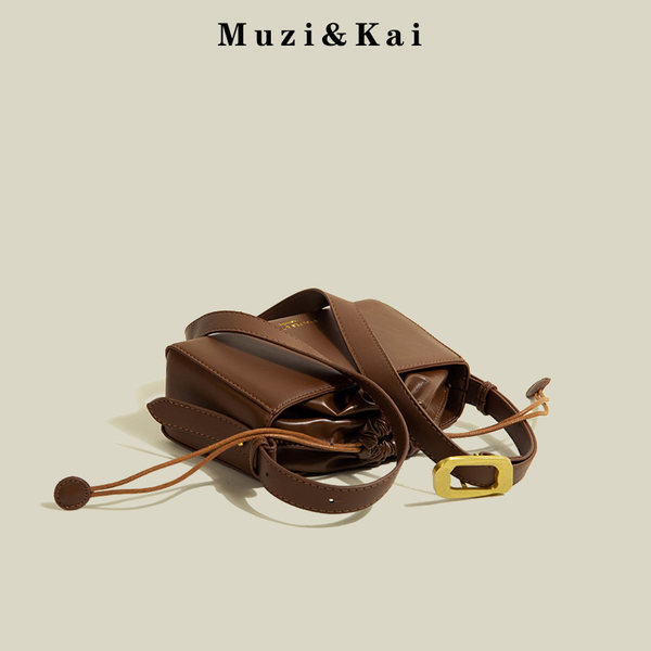 กระเป๋าสะพายข้างผู้หญิง กระเป๋าสะพายสไตล์เกาหลี By Muzi&Kai