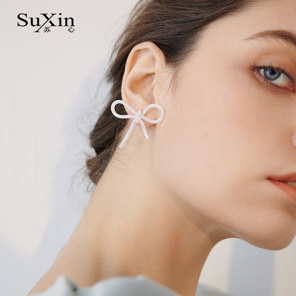 ตุ้มหู ต่างหู ต่างหูผู้หญิง By SuXin