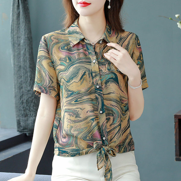 เสื้อชีฟองเกาหลี เสื้อชีฟองสวยๆ