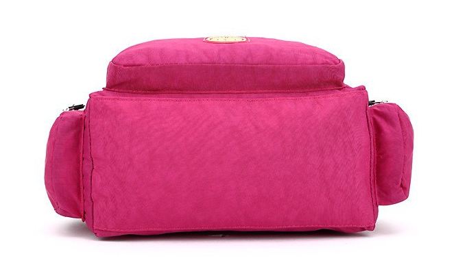 กระเป๋าถือ กระเป๋าสะพาย ผู้หญิง กระเป๋าผ้าไนลอน กันน้ำ สีสันสดใส ดีไซน์ ทรงกระบอก มีกระเป๋า ซิป 2 ข้าง กระเป๋าใส่ของกระจุกจิก กระเป๋าวัยรุ่น 967534