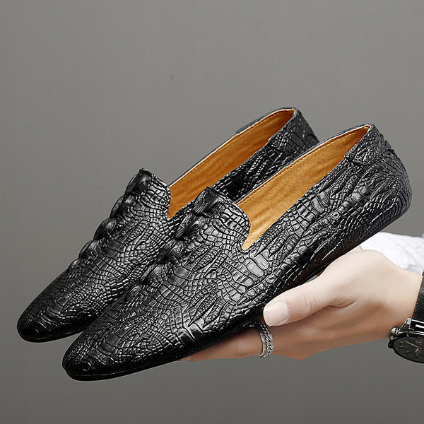 รองเท้าหนังผู้ชาย มีไซส์39-44 รองเท้าโลฟเฟอร์ชาย Slip-On Shoes