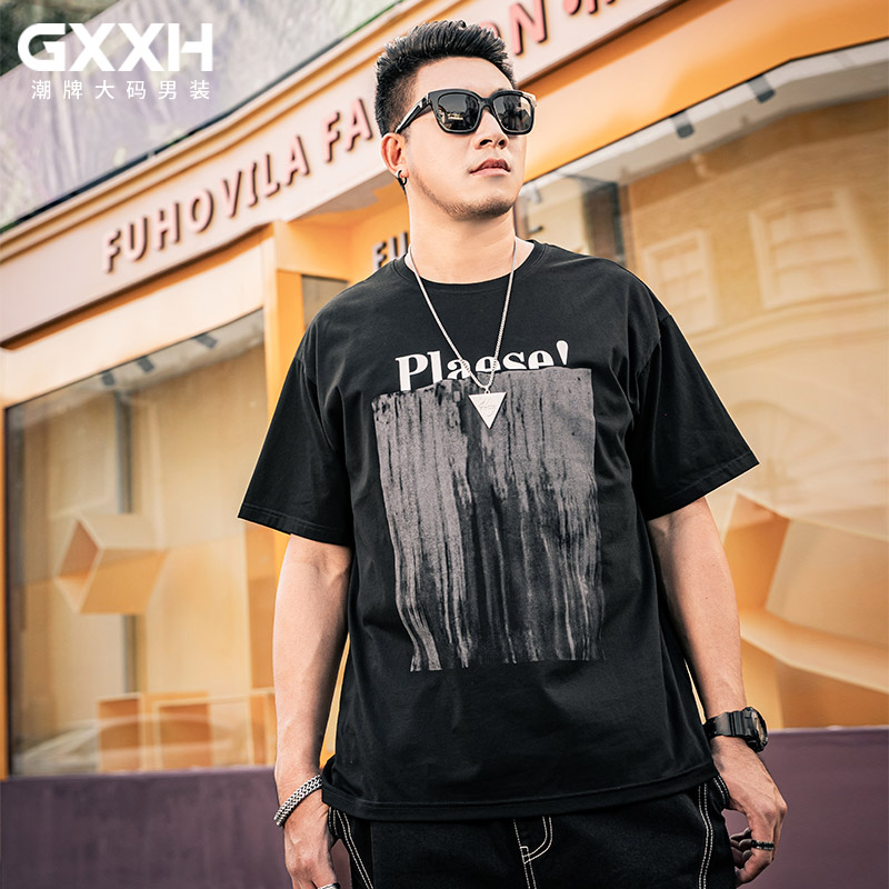 เสื้อยืดผู้ชายอ้วน S-5XL(อกเสื้อ39-51นิ้ว)