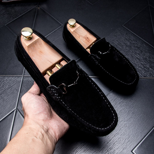 รองเท้าหนังผู้ชาย มีไซส์39-44 รองเท้าโลฟเฟอร์ชาย Slip-On Shoes