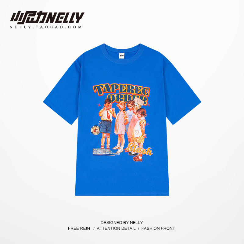 เสื้อยืดคอกลม ผู้ชาย เสื้อยืดผู้ชายเกาหลี เสื้อยืดเกาหลี แบรนด์ NELLY