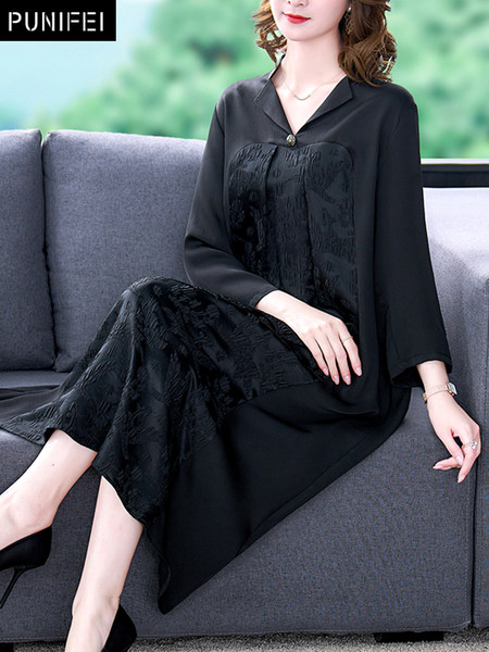 เดรสวัยผู้ใหญ่40-60ปี เดรสคุณแม่ ชุดเดรสทำงานวัยผู้ใหญ่ แบรนด์ MAMA DRESS