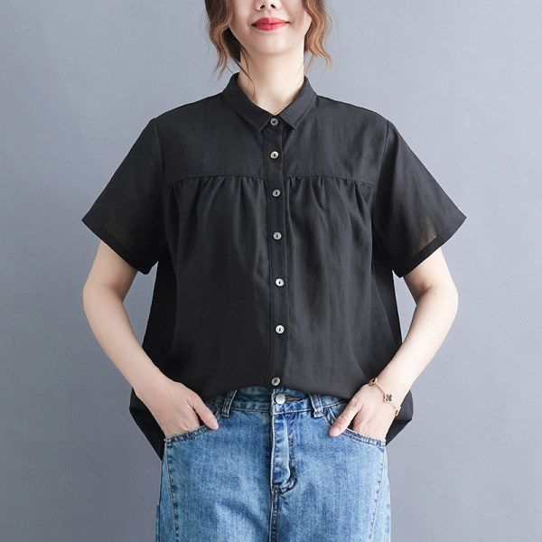 เสื้อลินิน แบบเสื้อสวยๆ เสื้อผ้าฝ้ายลินิน เสื้อเชิ้ตผ้าลินิน BY LININ