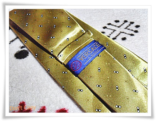 เนคไท ผู้ชาย Hermes สีทอง N021