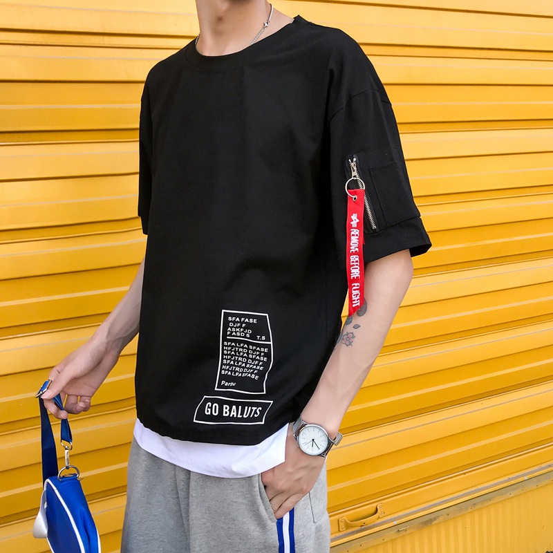 เสื้อยืดผู้ชายอ้วน XL-5XL อกเสื้อ40-52 นิ้ว