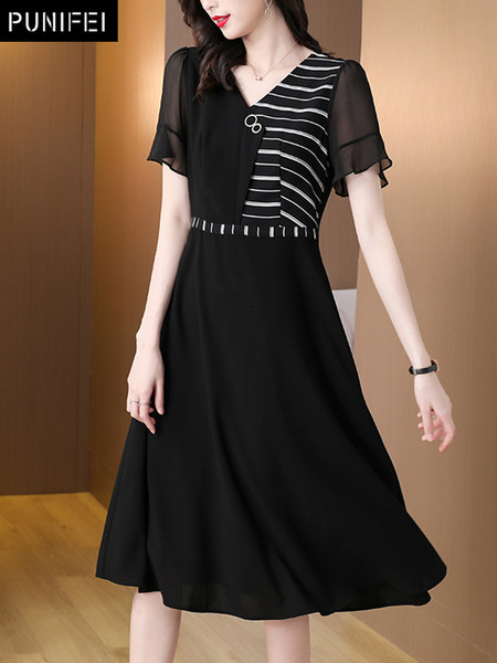เดรสวัยผู้ใหญ่40-60ปี เดรสคุณแม่ ชุดเดรสทำงานวัยผู้ใหญ่ แบรนด์ MAMA DRESS