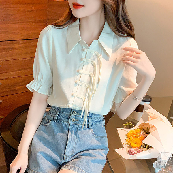 เสื้อชีฟองเกาหลี เสื้อชีฟองสวยๆ