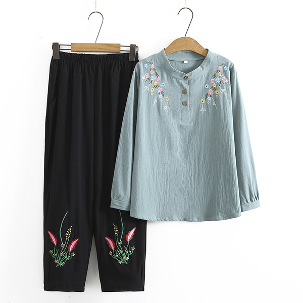 เสื้อลินินสไตล์ผู้ใหญ่ เสื้อคุณแม่ เสื้อผู้ใหญ่ แบรนด์ LININ