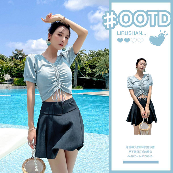 ชุดว่ายน้ำผู้หญิง ชุดว่ายน้ำน่ารัก Bikini ชุดไปทะเล