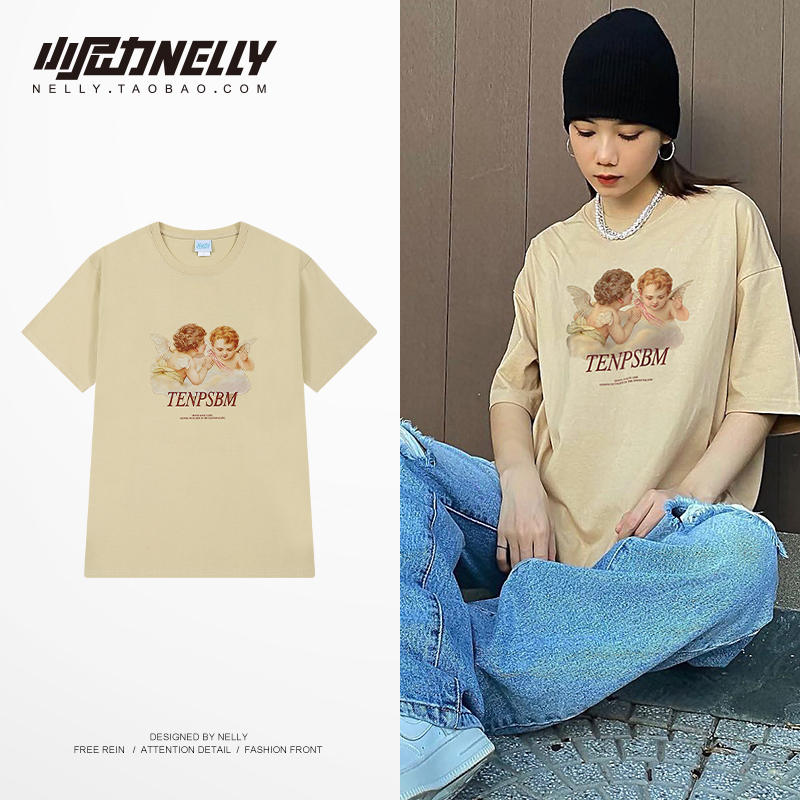 เสื้อยืดคอกลม ผู้ชาย เสื้อยืดผู้ชายเกาหลี เสื้อยืดเกาหลี แบรนด์ NELLY