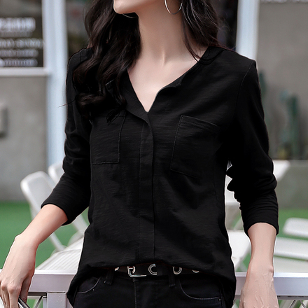 เสื้อยืดแขนยาวแฟชั่น เสื้อยืด T-shirt แขนยาว