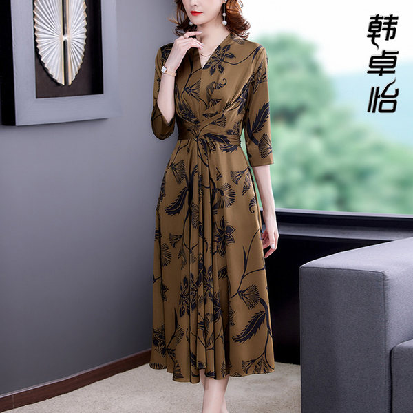 เดรสวัยผู้ใหญ่40-60ปี เดรสคุณแม่ ชุดเดรสทำงานวัยผู้ใหญ่ แบรนด์ MAMA DRESS