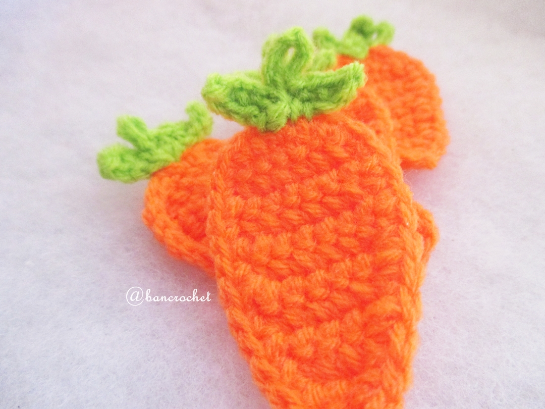 แครอทถักโครเชต์ carrots fruit crochet