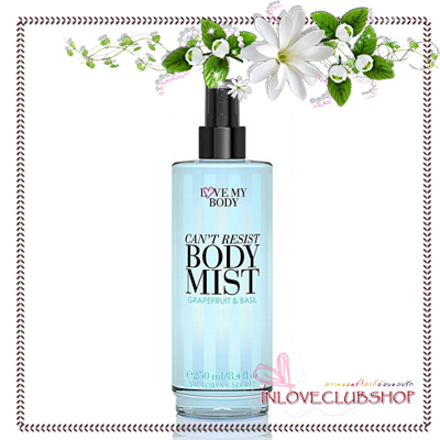 Victoria's Secret Love My Body / Can't Resist Body Mist 250 ml. (Grapefruit And Basil)