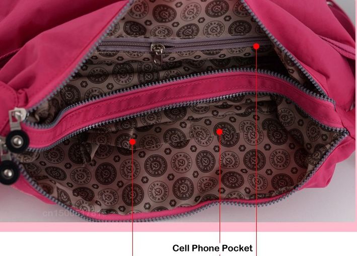 กระเป๋าสะพายข้างผู้หญิง กระเป๋าผ้าไนลอน กันน้ำ อย่างดี ดีไซน์สวย มีหลายสี กระเป๋าใส่ Ipad ได้ สีฟ้า ชมพู ม่วง แดง เขียว สวยเก๋ ค่ะ 431424