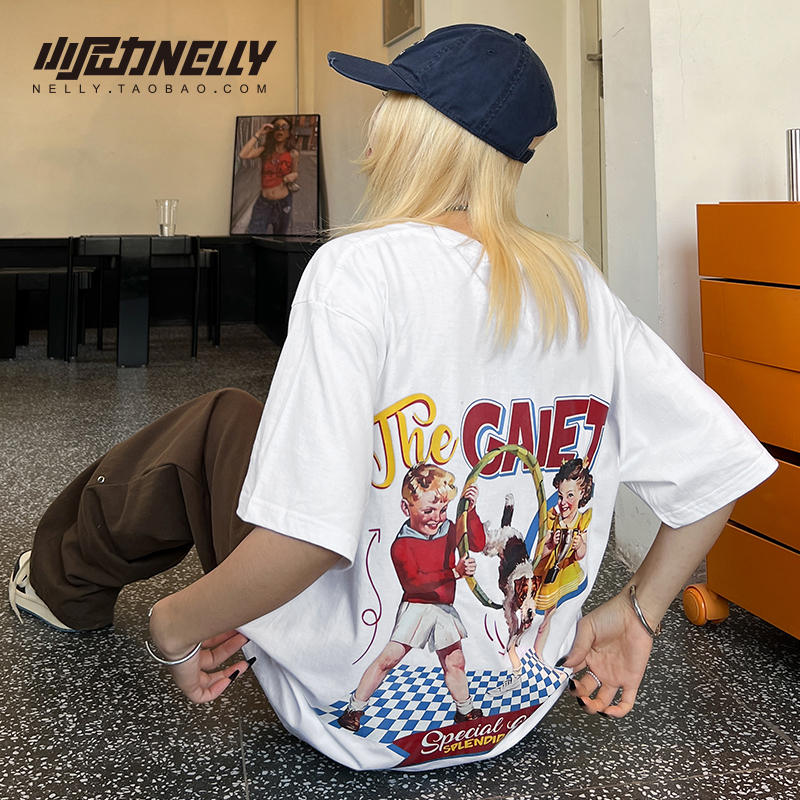 เสื้อยืดคอกลม ผู้ชาย เสื้อยืดผู้ชายเกาหลี เสื้อยืดเกาหลี แบรนด์ NELLY