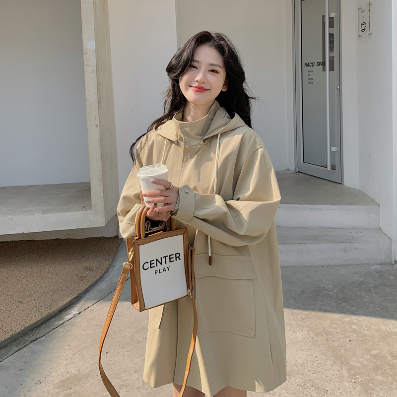 เสื้อโค้ท เสื้อโค้ทกันหนาว เสื้อโค้ทใส่เที่ยวต่างประเทศ ยี่ห้อ: Qianziqian