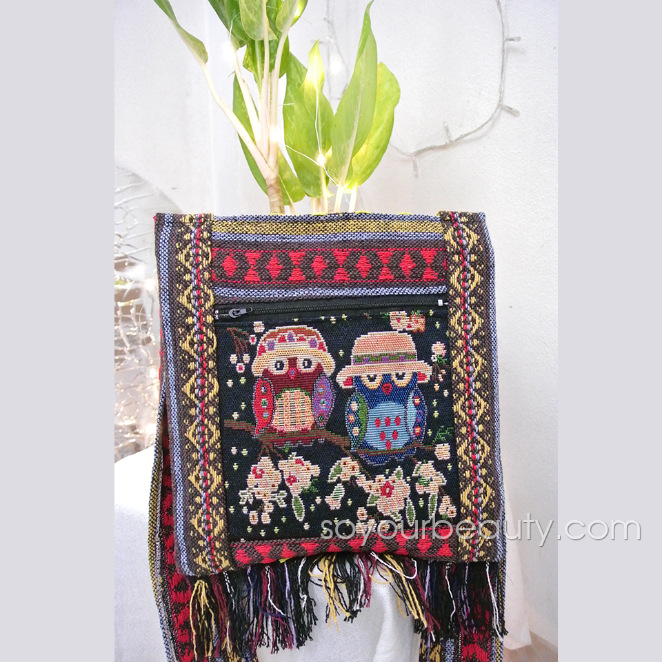 กระเป๋าย่าม กระเป๋าผ้าพื้นเมือง กระเป๋าลายช้าง กระเป๋าผ้าสะพายข้าง