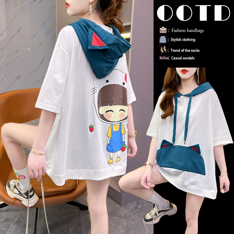 เสื้อยืดคนอ้วนแบบโอเวอร์ไซส์แบบ ulzzang fashion สนใจทักแชท