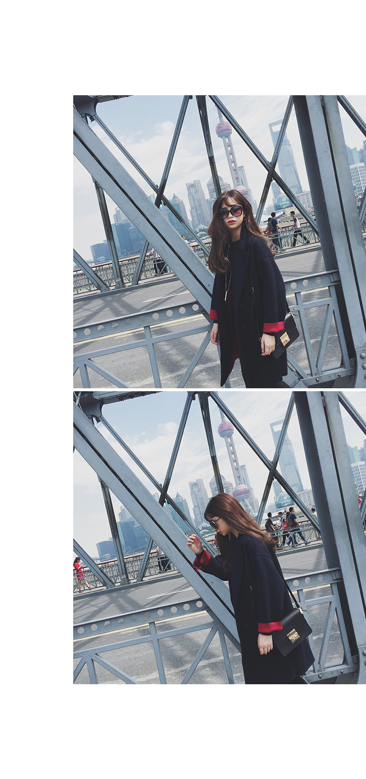 เสื้อโค้ททรงเก๋ ผ้าวูทรงแข็งเนื้อดี บุซับในกันลม แต่งพับแขนสีแดง ชายรุ่ยเซอร์ๆ งานเก๋มาก พร้อมส่ง สีเทา/สีกรม กดเลือกด้านล่างได้เลยค่ะ