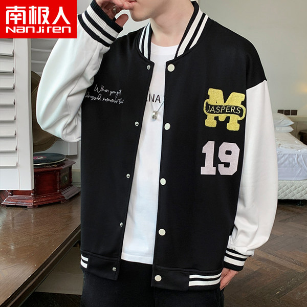 เสื้อแจ็คเก็ตเบสบอล เสื้อคลุม เสื้อแขนยาวสไตล์เกาหลี