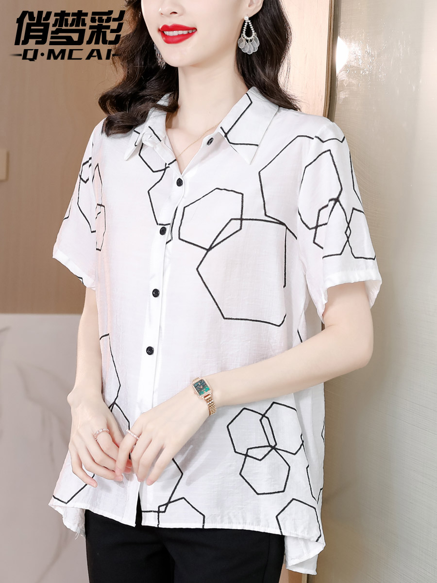 เสื้อชีฟอง เสื้อแฟชั่นสุภาพสตรีวัยผู้ใหญ่ มีไซต์ อก34นิ้ว-43นิ้ว