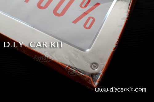 กรอบป้ายทะเบียนสแตนเลส