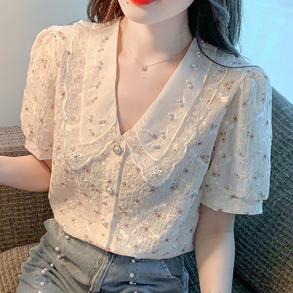 เสื้อชีฟองเกาหลี เสื้อชีฟองสวยๆ