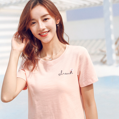 Alustine-เสื้อยืดผ้าฝ้าย