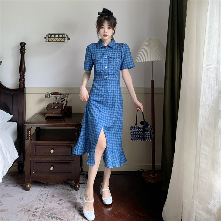 เดรสวัยรุ่น-เดรสคนอ้วนวัยรุ่น L-4XL(อก38-46 นิ้ว)