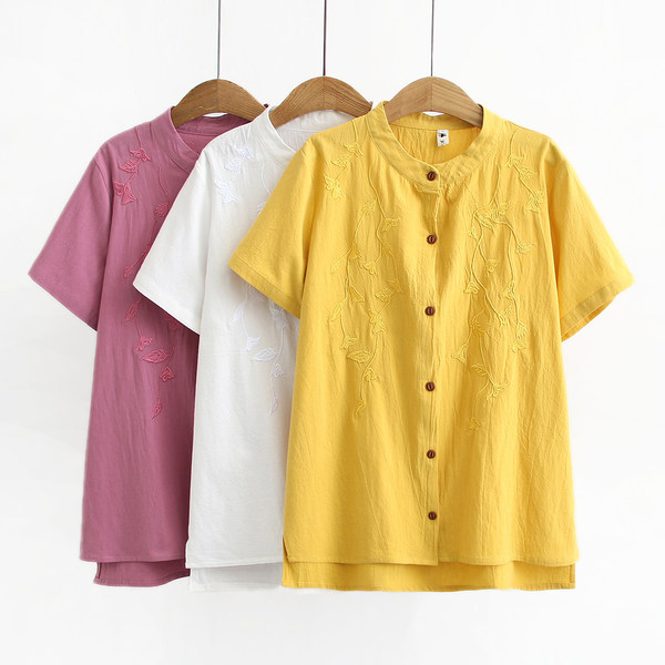 เสื้อลินินสไตล์ผู้ใหญ่ เสื้อคุณแม่ เสื้อผู้ใหญ่ แบรนด์ LININ