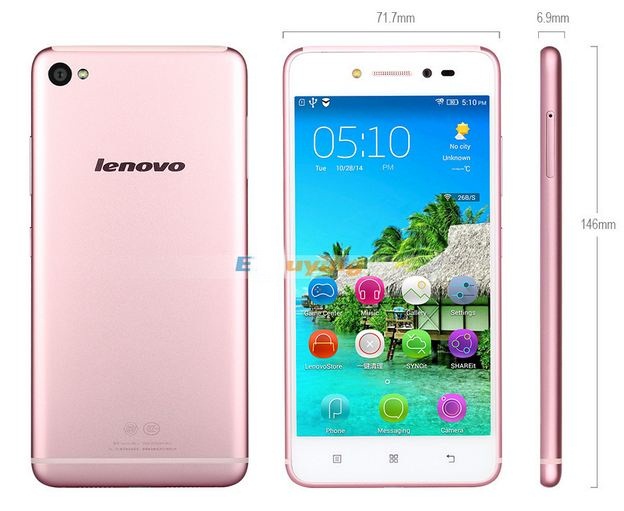 โทรศัพท์มือถือ Lenovo Sisley S90 รุ่นใหม่ล่าสุด ฝาแฝด Iphone 6 สีชมพู และ สีเงิน จอ 5 นิ้ว Quad core สินค้าจำนวนจำกัด 151314