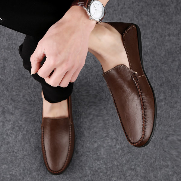 รองเท้าหนังผู้ชาย มีไซส์39-44 รองเท้าโลฟเฟอร์ชาย Slip-On Shoes