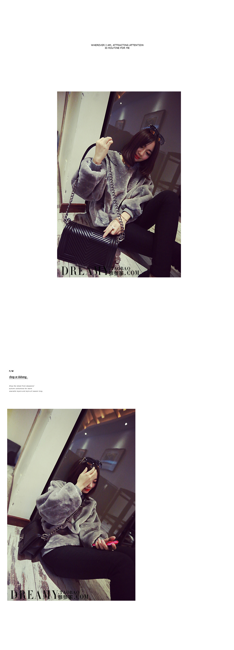 เสื้อแขนยาว ขนแมวนุ่มๆ มีซับใน ทั้งอุ่นทั้งนุ่ม พร้อมส่งเลยจ้า