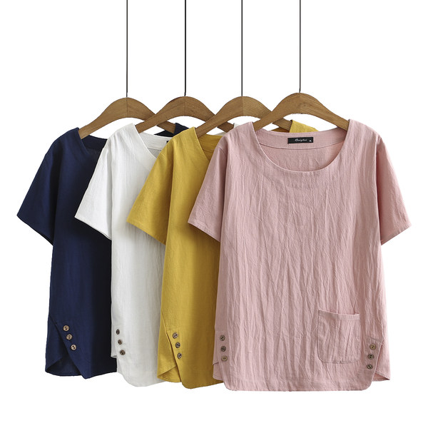เสื้อลินินสไตล์ผู้ใหญ่ เสื้อคุณแม่ เสื้อผู้ใหญ่ แบรนด์ LININ