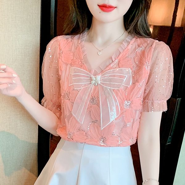 เสื้อชีฟองเกาหลี เสื้อชีฟองสวยๆ