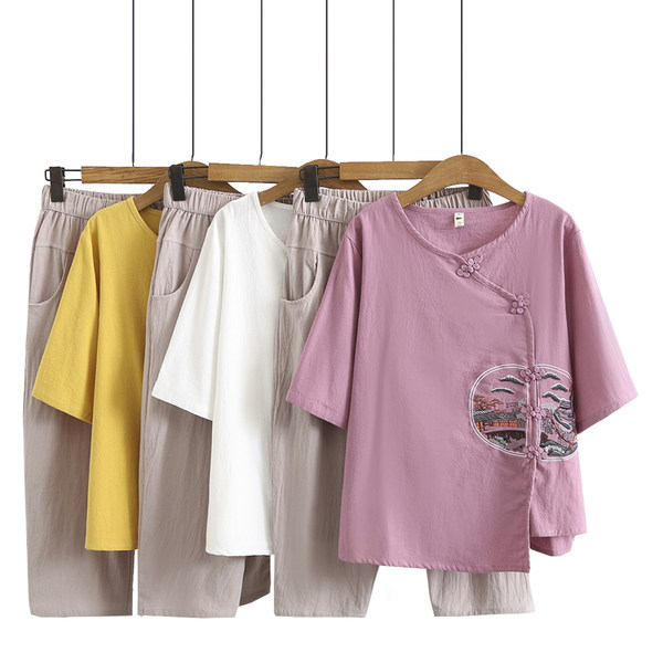 เสื้อลินินสไตล์ผู้ใหญ่ เสื้อคุณแม่ เสื้อผู้ใหญ่ แบรนด์ LININ