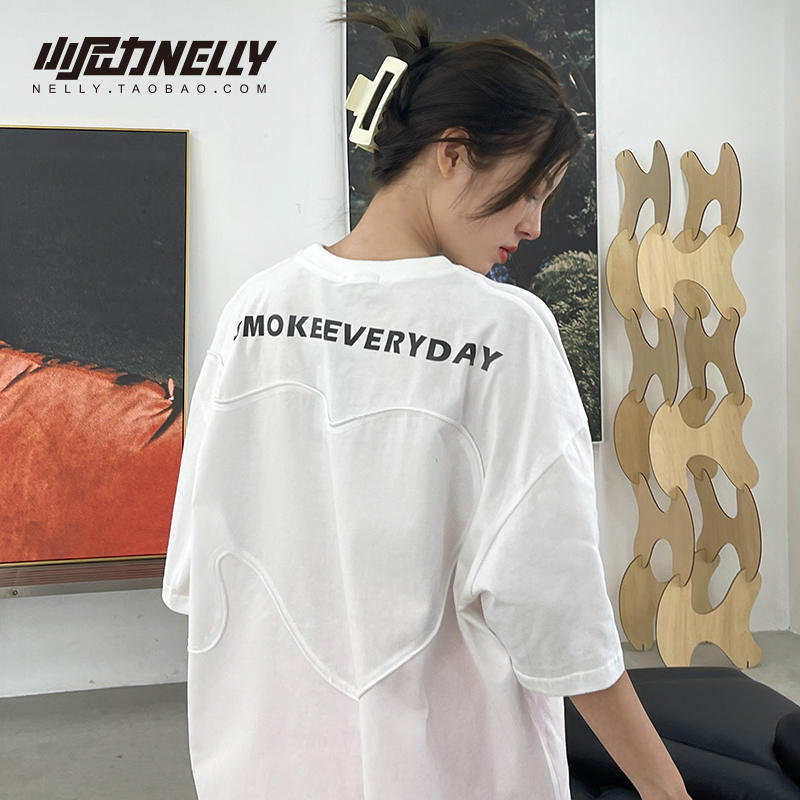 เสื้อยืดคอกลม ผู้ชาย เสื้อยืดผู้ชายเกาหลี เสื้อยืดเกาหลี แบรนด์ NELLY
