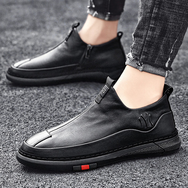 รองเท้าโลฟเฟอร์ชาย รองเท้าผู้ชาย รองเท้าแฟชั่นชาย รองเท้าหนังผู้ชาย Men Loafer Slip-On Shoes