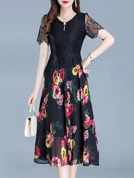 เดรสวัยผู้ใหญ่40-60ปี เดรสคุณแม่ ชุดเดรสทำงานวัยผู้ใหญ่ แบรนด์ MAMA DRESS